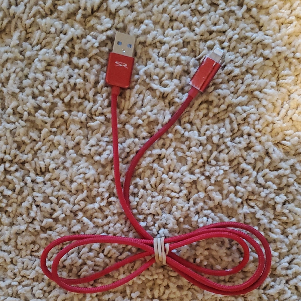 Red USB Charging Cable